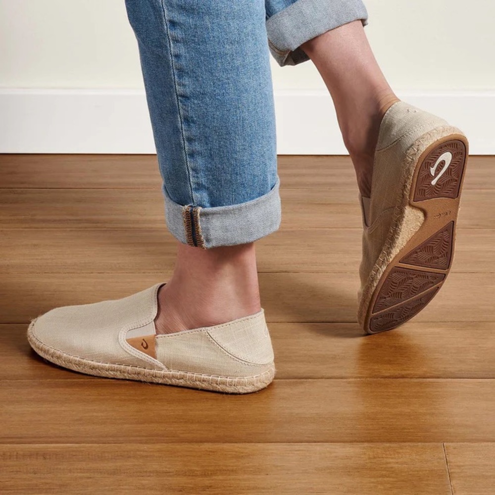NEW Olukai Kaula Pa'a Kapa Women’s Espadrilles
